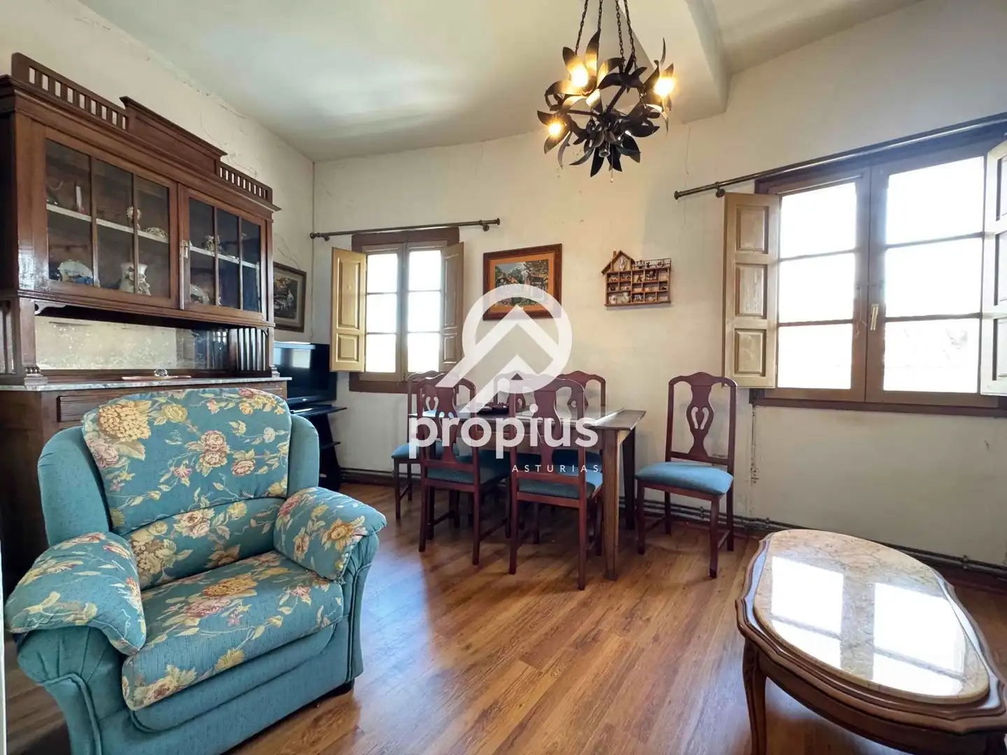 Living room of Flat for sale in Piloña  with Heating, Storage room and Balcony