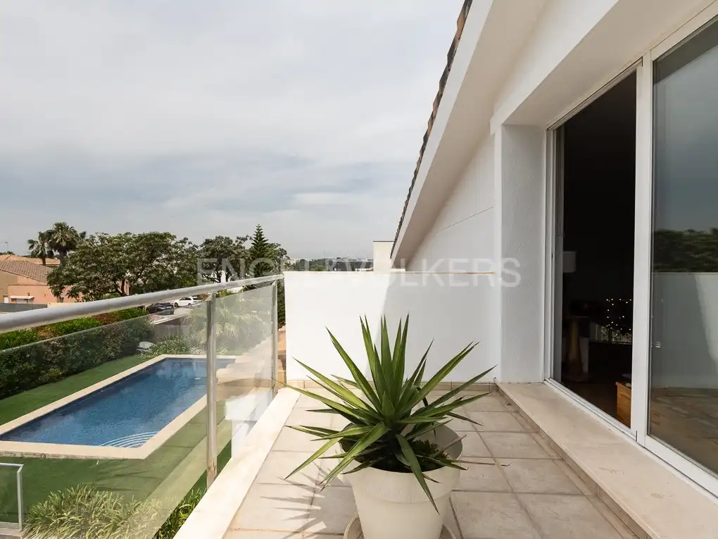 Terrassa de Casa o xalet de lloguer en Bétera amb Aire condicionat, Calefacció i Jardí privat