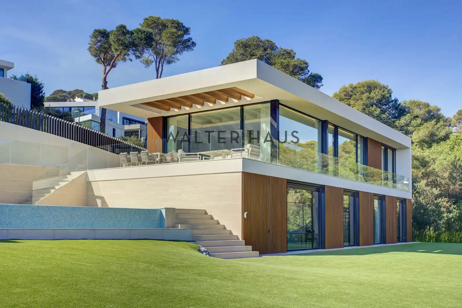 Exterior view of Houses for rent in Calonge i Sant Antoni  with Air Conditioner, Heating and Private garden