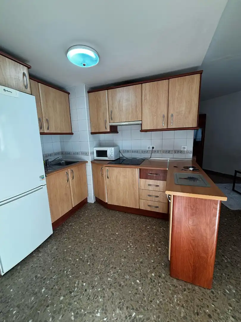 Kitchen of Flat for sale in Málaga  with Storage room and Furnished