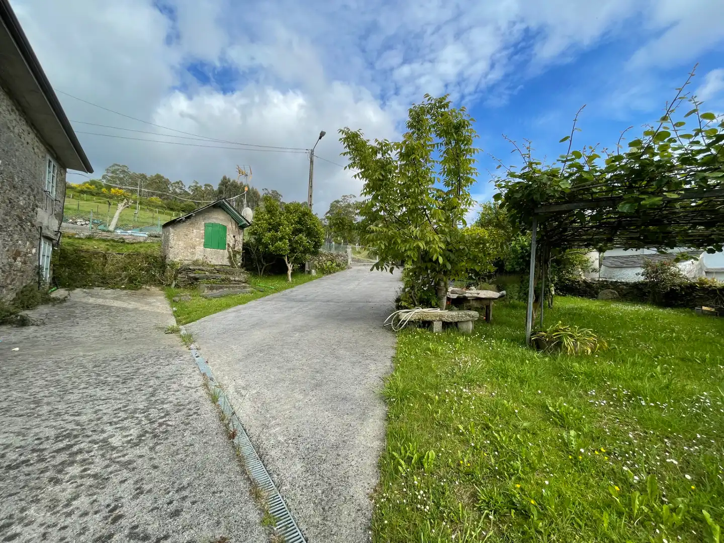 Exterior view of Houses for sale in As Somozas   with Private garden, Furnished and Oven