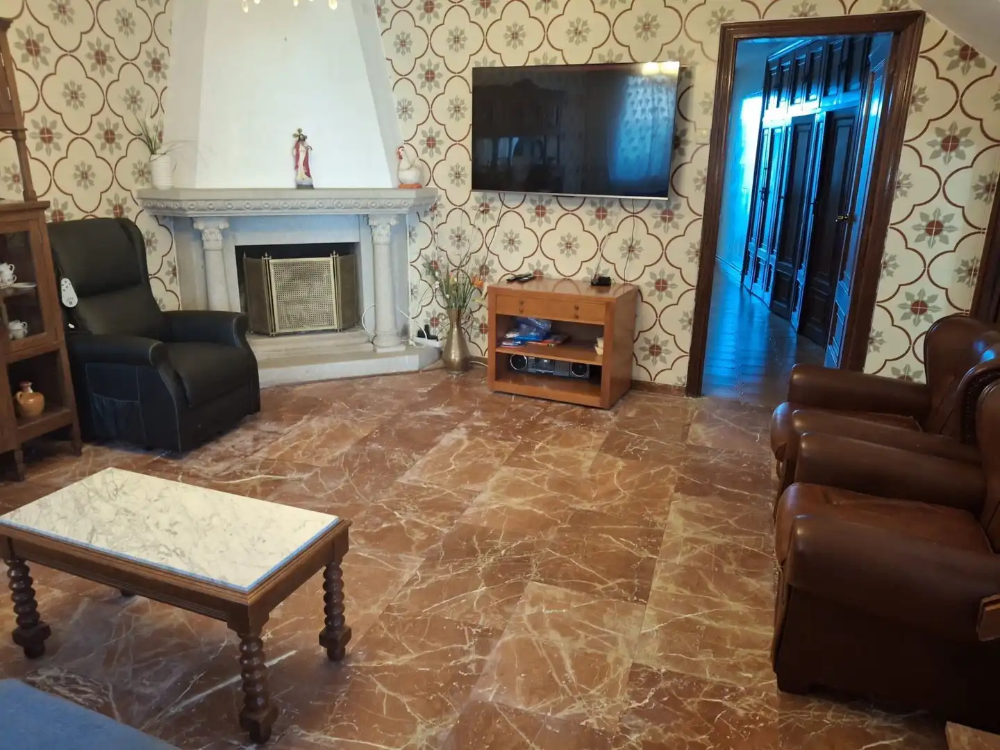 Sala d'estar de Casa o xalet en venda en Forcarei amb Terrassa
