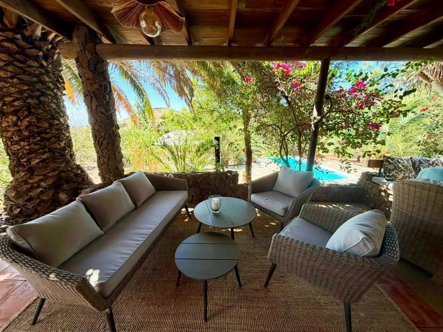 Terraza de Finca rústica en venta en Telde con Aire acondicionado, Calefacción y Jardín privado