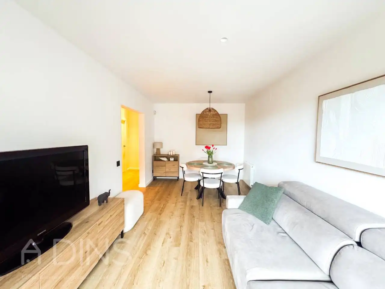 Sala de estar de Piso en venta en Caldes de Montbui