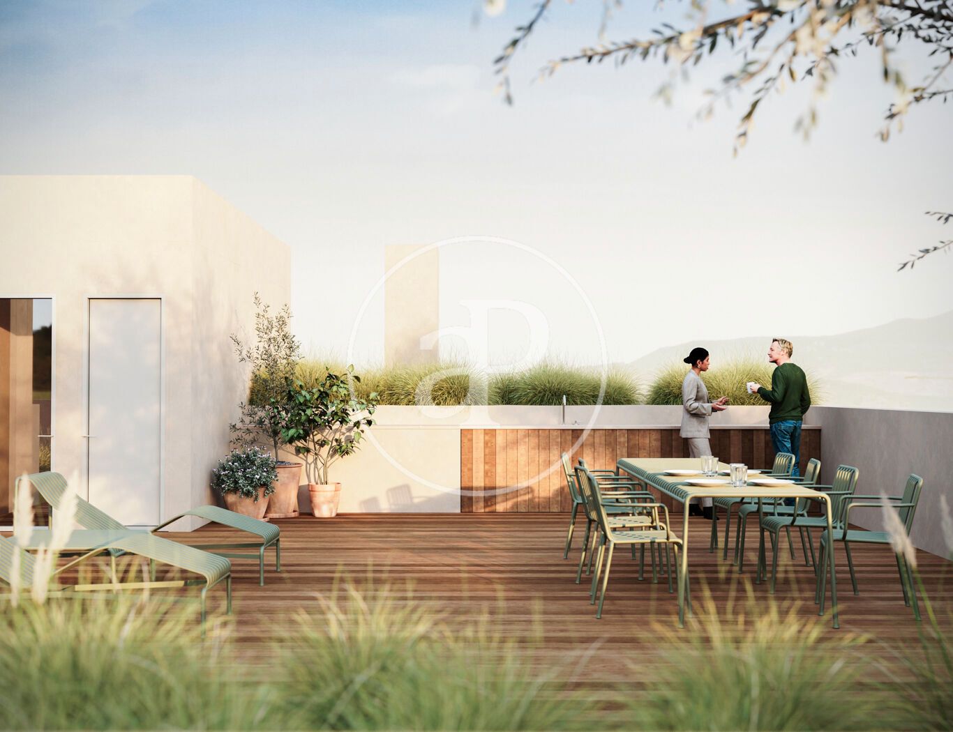 Terrace of Flat for sale in  Barcelona Capital  with Air Conditioner and Balcony