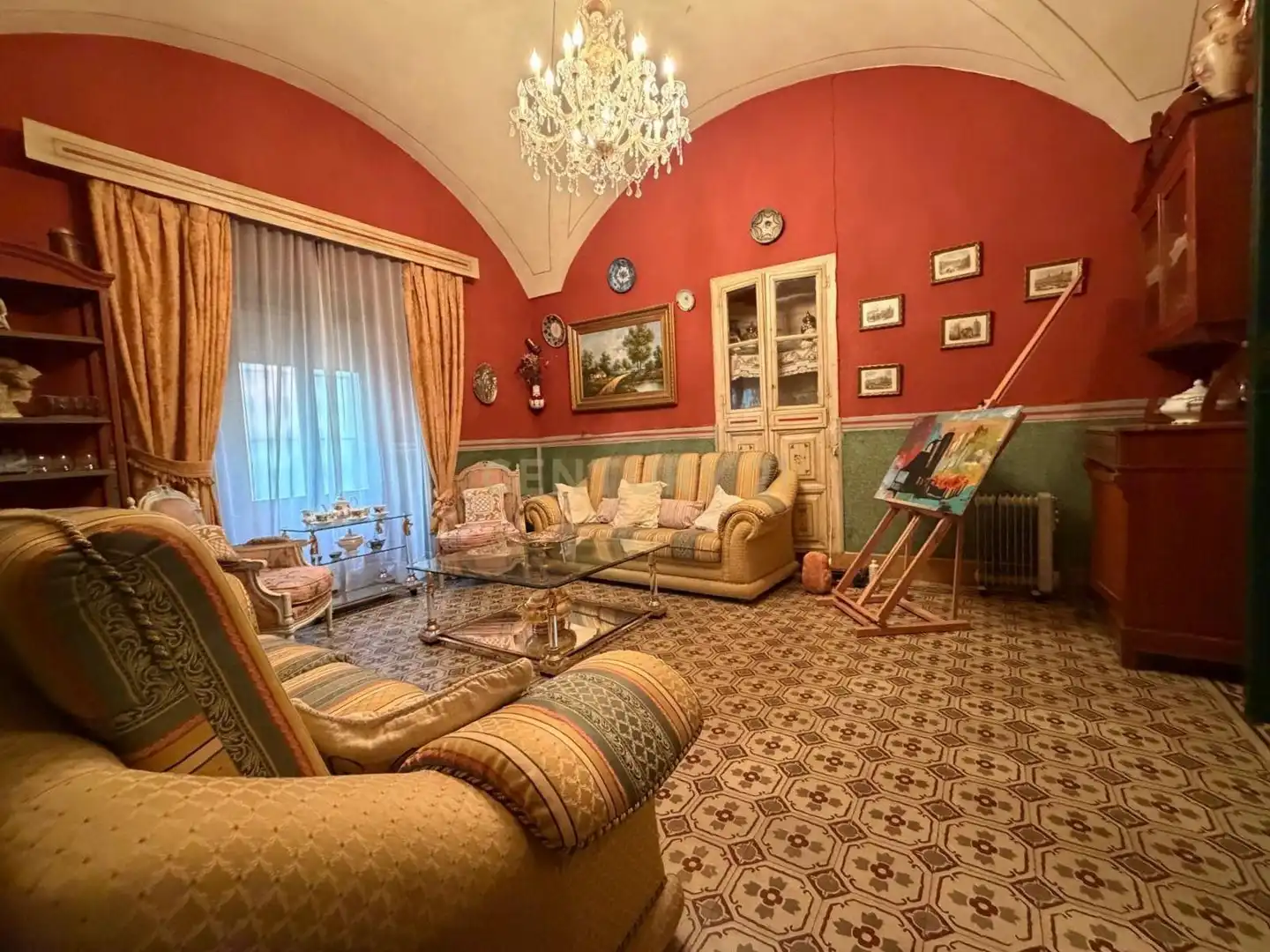 Sala de estar de Casa o chalet en venta en Madroñera con Jardín privado, Horno y Lavadora