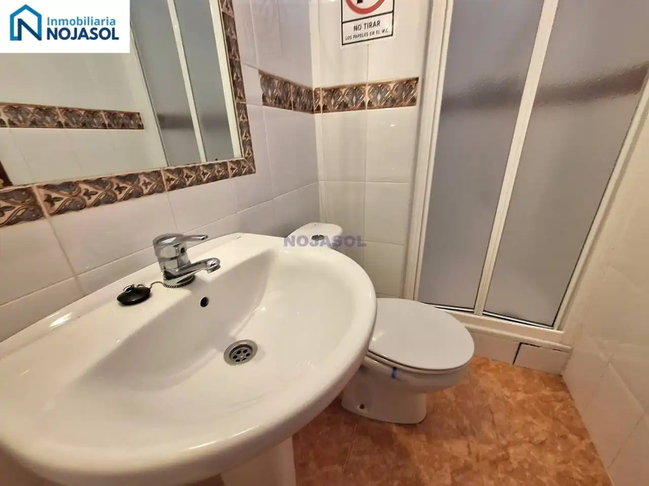 Badezimmer von Wohnung zur Miete in Noja mit Heizung, Privatgarten und Terrasse
