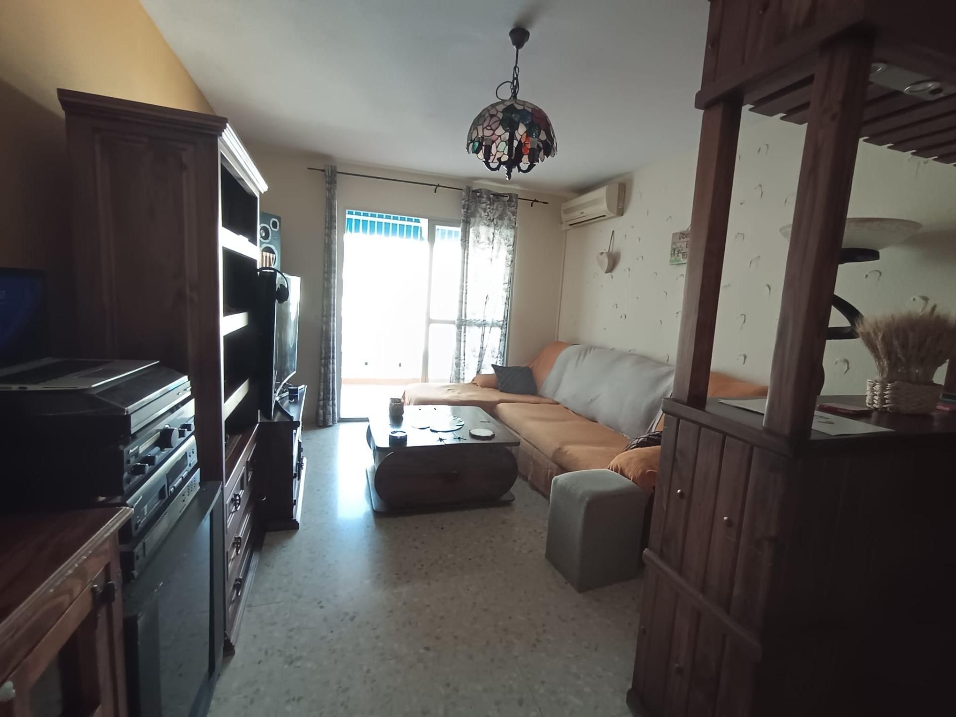 Living room of Flat for sale in Rincón de la Victoria  with Air Conditioner, Heating and Private garden