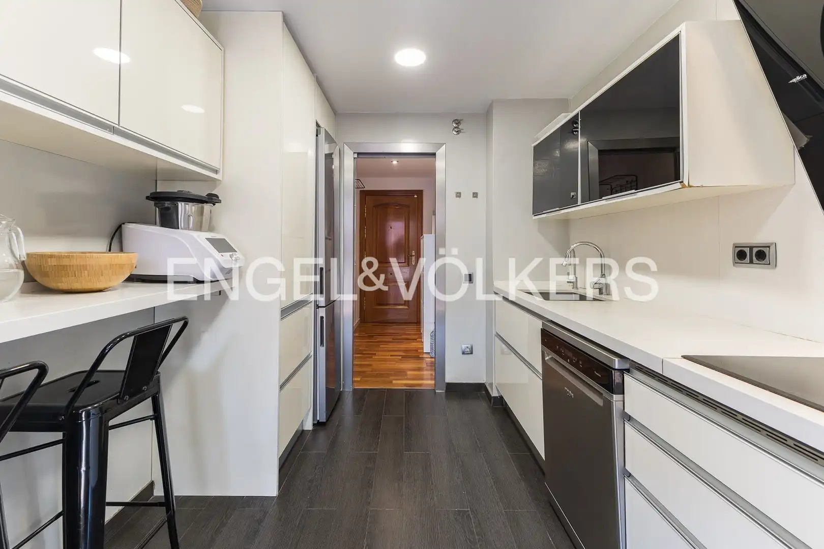 Kitchen of Flat for sale in Sant Joan Despí  with Air Conditioner, Heating and Parquet flooring