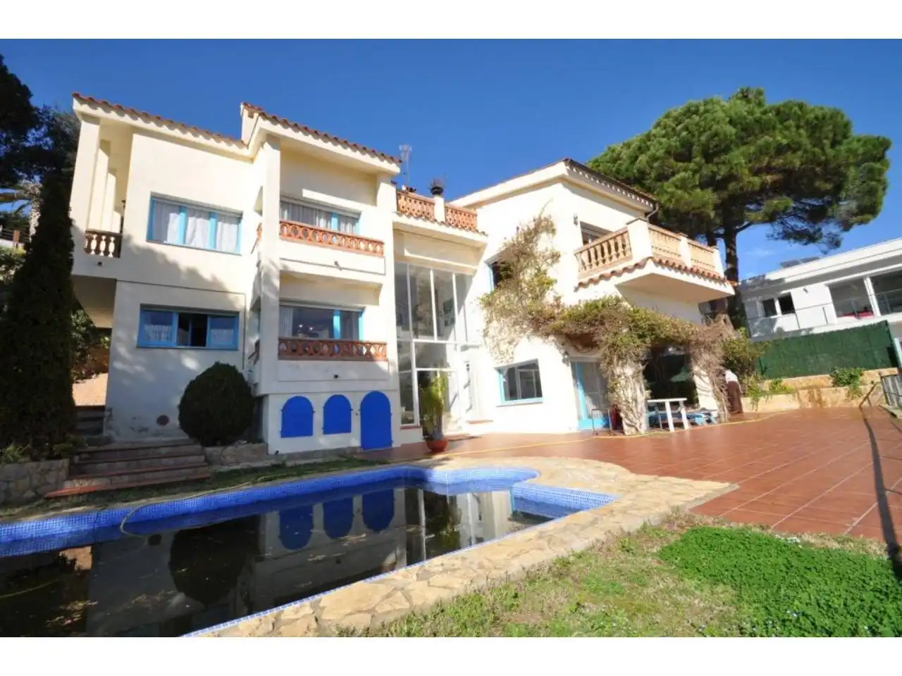Jardí de Casa o xalet en venda en Lloret de Mar amb Calefacció, Terrassa i Moblat