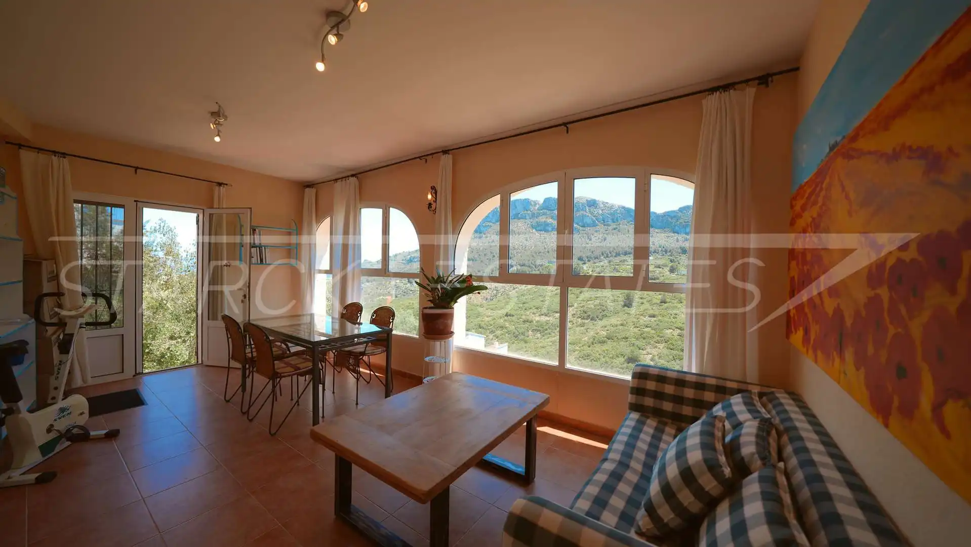 Sala de estar de Casa o chalet en venta en La Vall d'Ebo con Aire acondicionado, Jardín privado y Piscina
