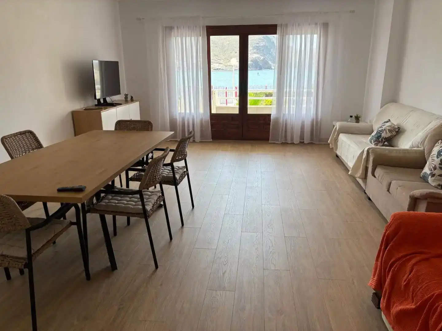 Wohnzimmer von Erdgeschoss zur Miete in Águilas mit Klimaanlage und Möbliert