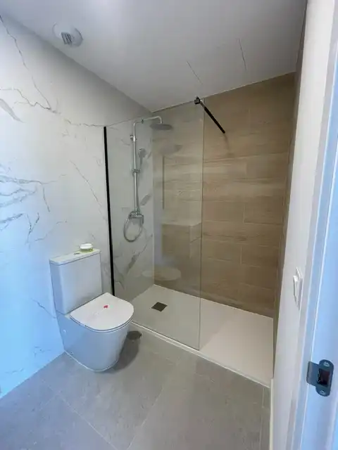 Baño de Piso de alquiler en Sant Joan d'Alacant con Aire acondicionado, Calefacción y Terraza