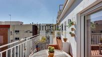 Balcony of Attic for sale in  Barcelona Capital  with Air Conditioner, Heating and Terrace
