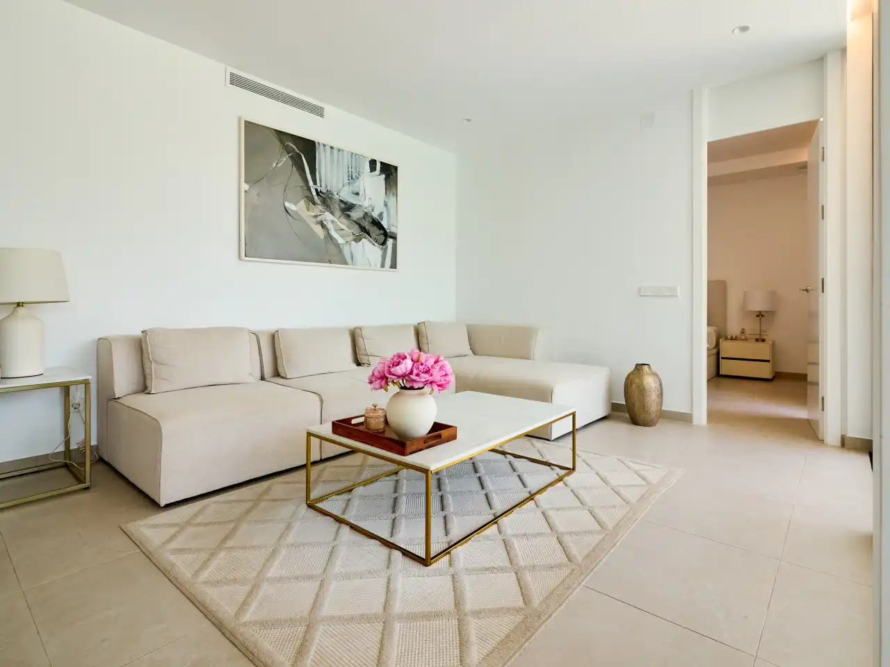 Sala de estar de Casa o chalet en venta en Orihuela con Aire acondicionado, Calefacción y Jardín privado