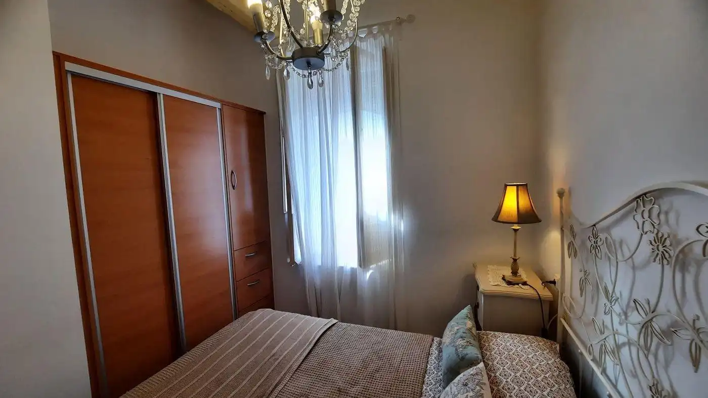 Bedroom of Apartments for sale in La Ràpita  with Air Conditioner, Parquet flooring and Furnished