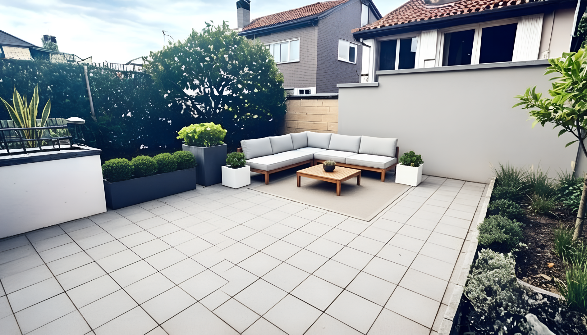 Terrace of Single-family semi-detached for sale in Cistérniga  with Heating, Private garden and Storage room