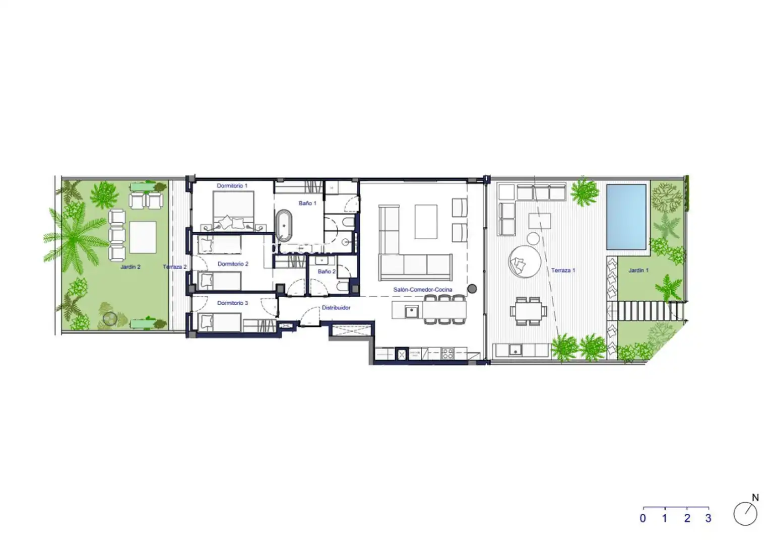 Wohnung mit Pool zum Verkauf in Joaquin Gadea, imagen 25