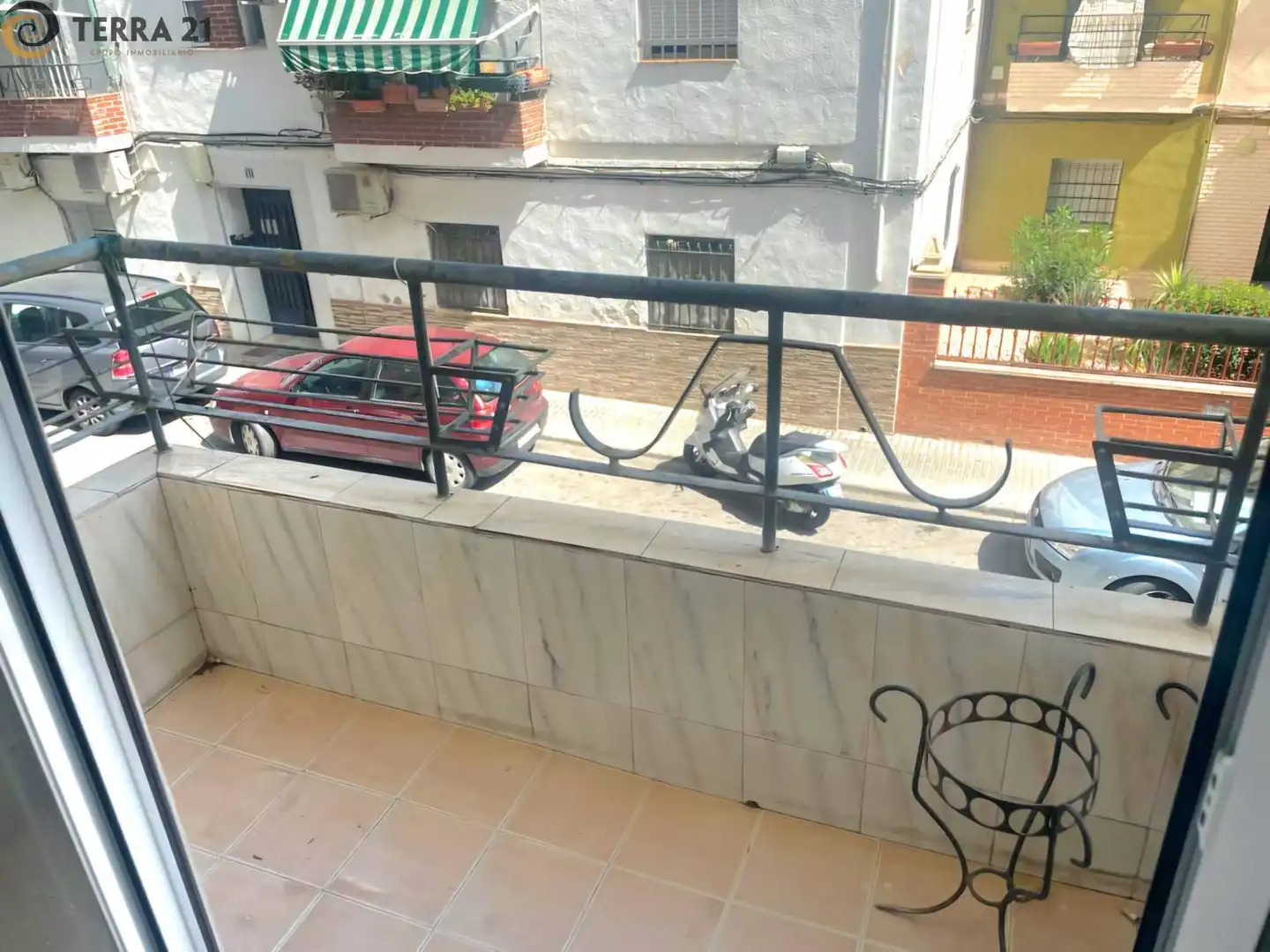 Terraza de Piso de alquiler en Jaén con Amueblado y Balcón