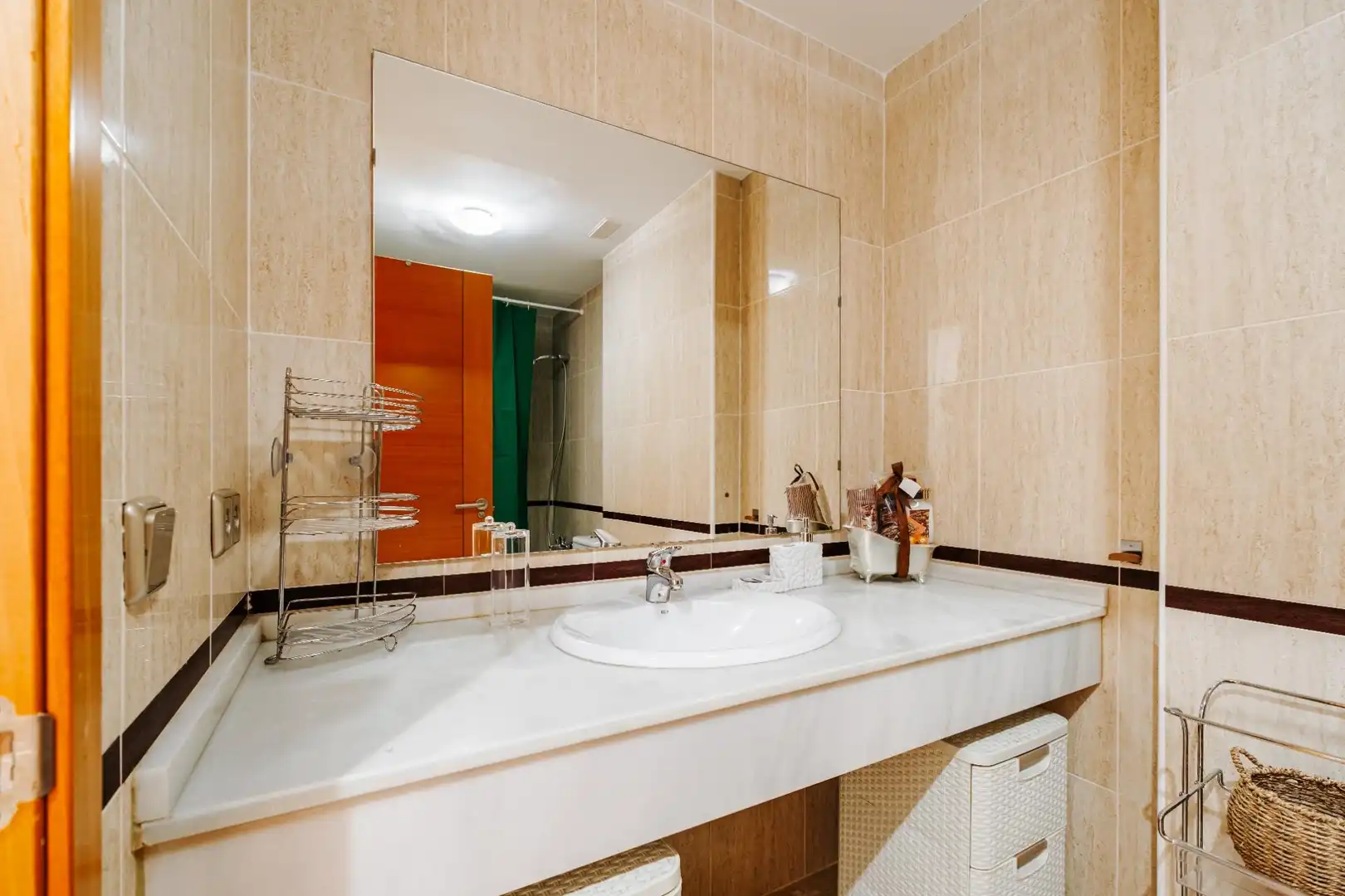 Bany de Apartament de lloguer en Villajoyosa / La Vila Joiosa amb Aire condicionat, Calefacció i Jardí privat