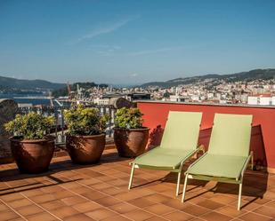 Terrace of Attic to rent in Vigo   with Air Conditioner, Heating and Parquet flooring