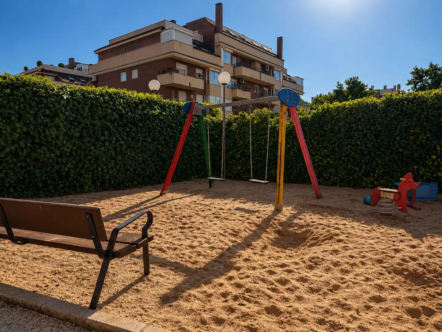 Parking of Flat for sale in Alcorcón  with Air Conditioner, Heating and Parquet flooring
