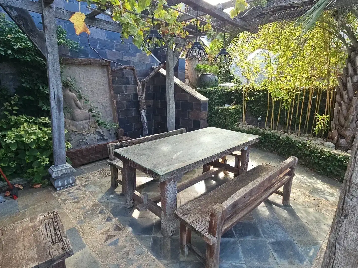 Terraza de Casa o chalet en venta en Lloret de Mar con Aire acondicionado, Jardín privado y Terraza
