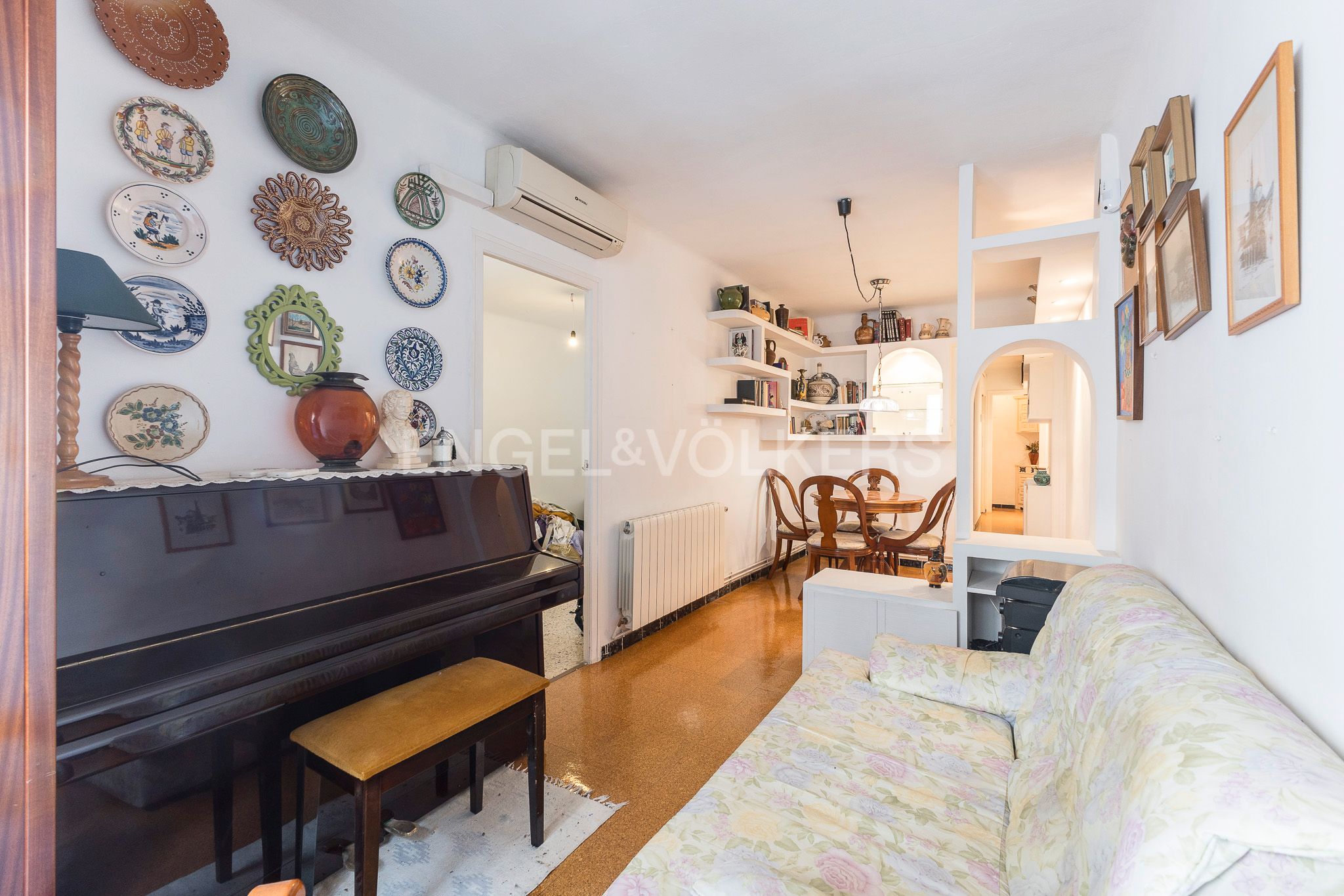 Sala d'estar de Àtic en venda en  Barcelona Capital amb Aire condicionat, Calefacció i Terrassa