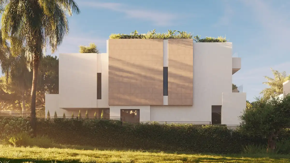 Vista exterior de Casa o chalet en venta en Marbella con Aire acondicionado, Jardín privado y Terraza