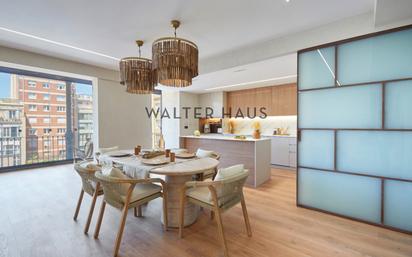 Dining room of Flat for sale in  Barcelona Capital  with Air Conditioner, Heating and Terrace