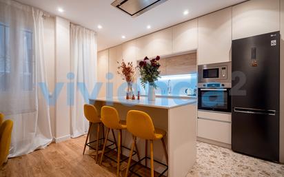 Kitchen of Flat for sale in  Madrid Capital  with Air Conditioner, Heating and Furnished