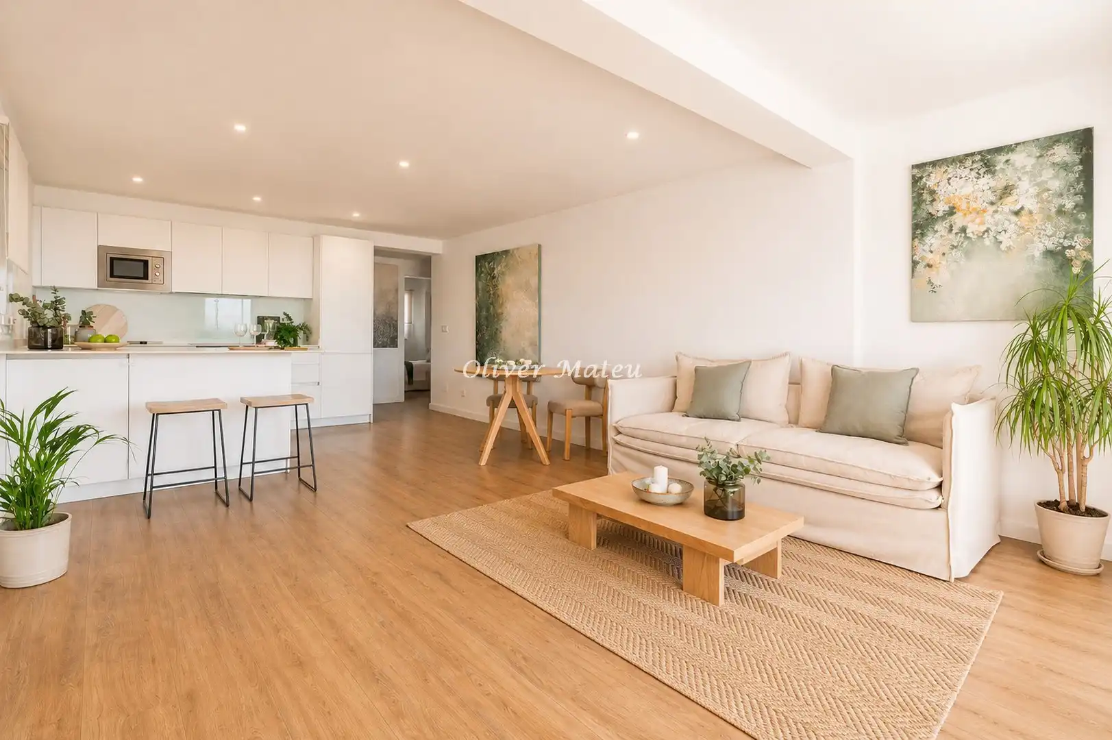 Sala d'estar de Àtic en venda en  Palma de Mallorca amb Aire condicionat, Calefacció i Parquet