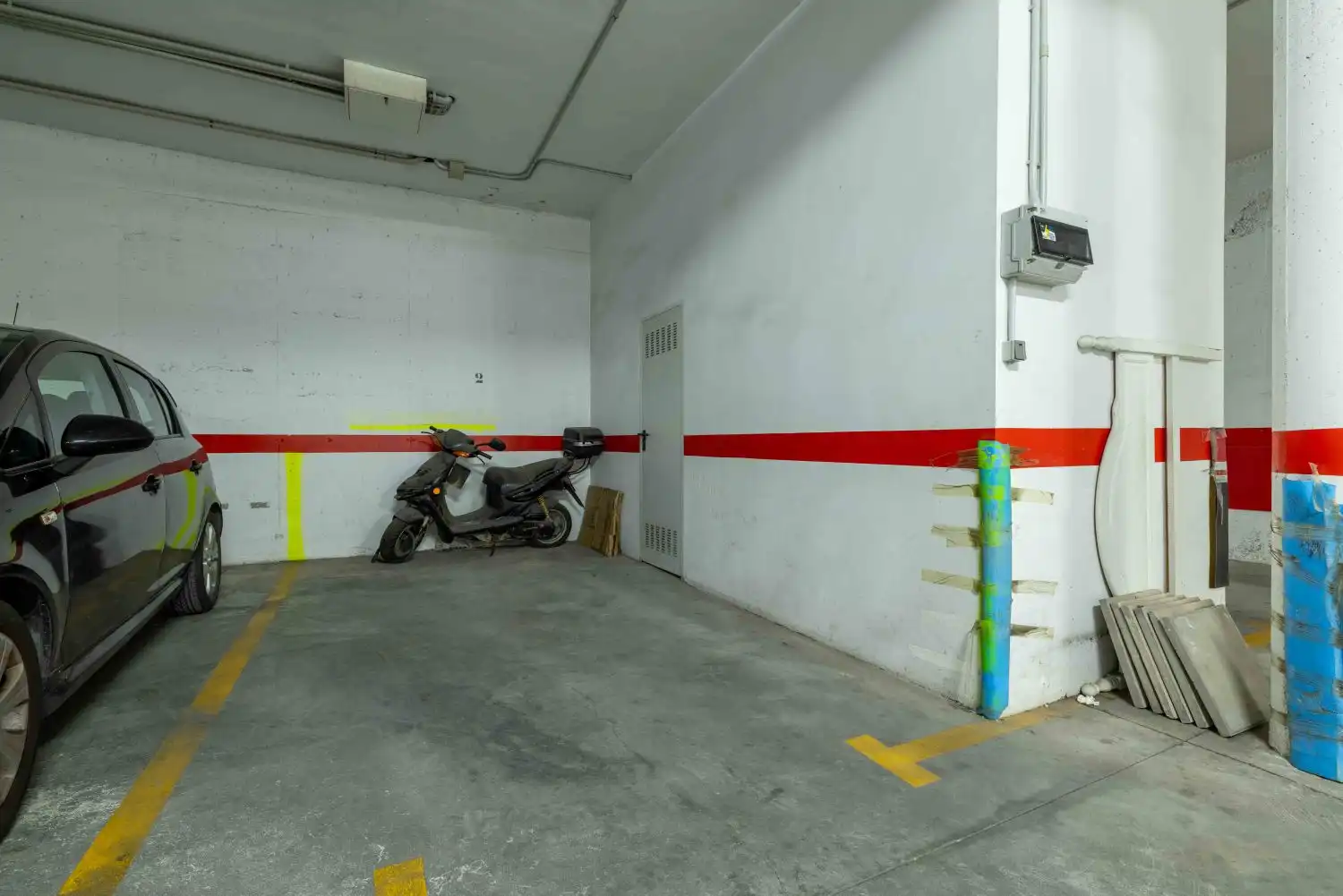 Parking of Flat for sale in Murcia  with Air Conditioner, Heating and Storage room