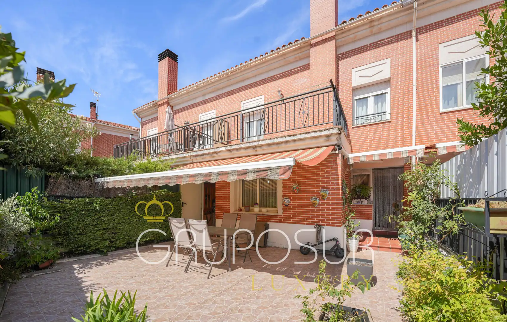 Jardín de Casa adosada en venta en La Flecha - Monasterio del Prado