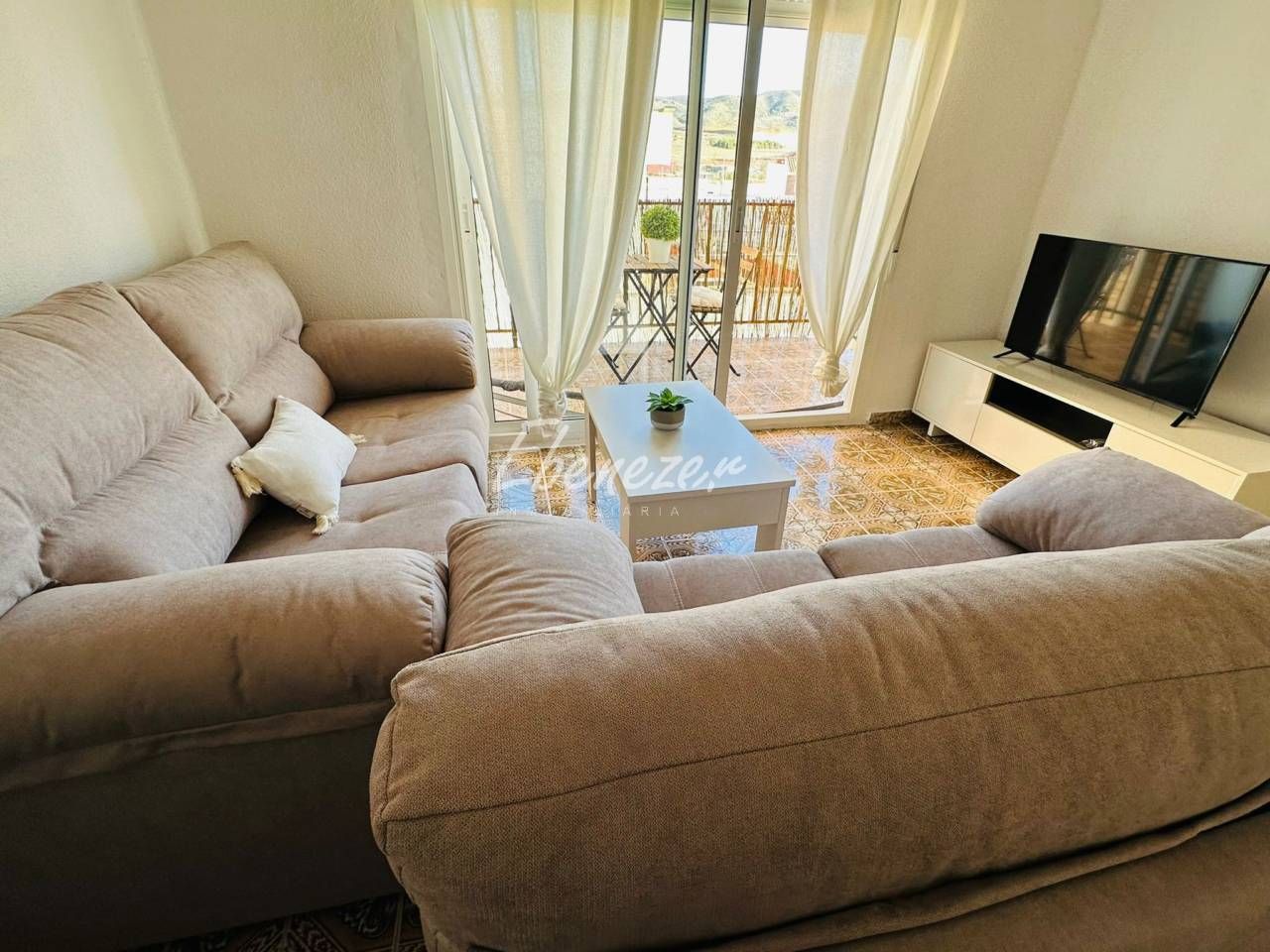 Living room of Flat to rent in Cartagena  with Air Conditioner, Furnished and Balcony
