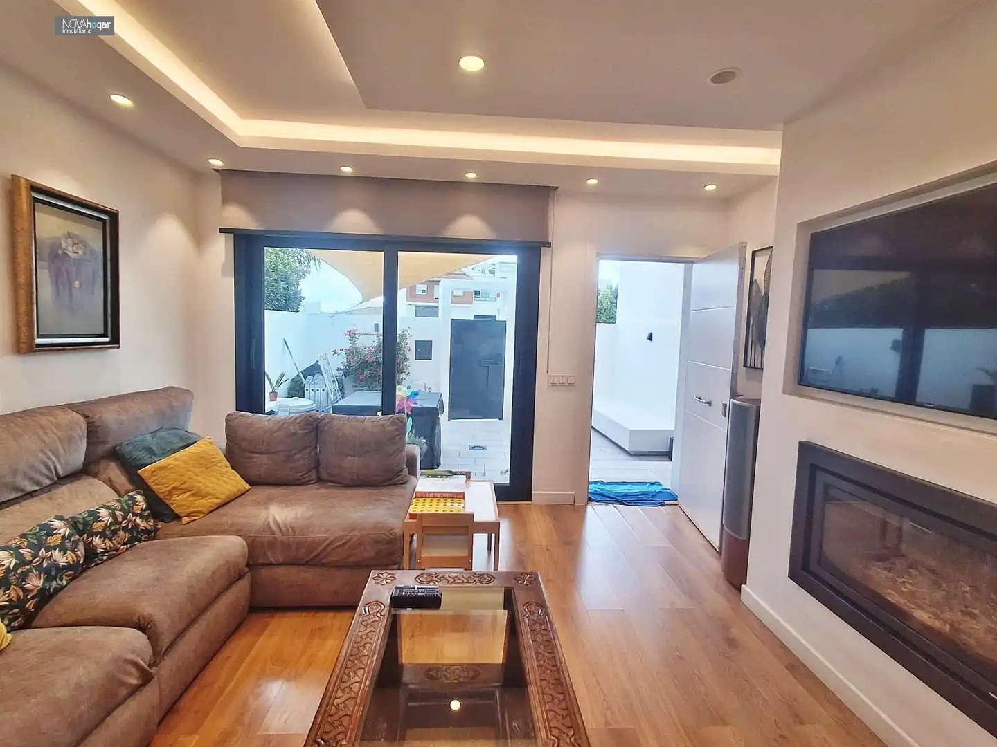Sala de estar de Casa o chalet en venta en Málaga con Aire acondicionado, Calefacción y Terraza