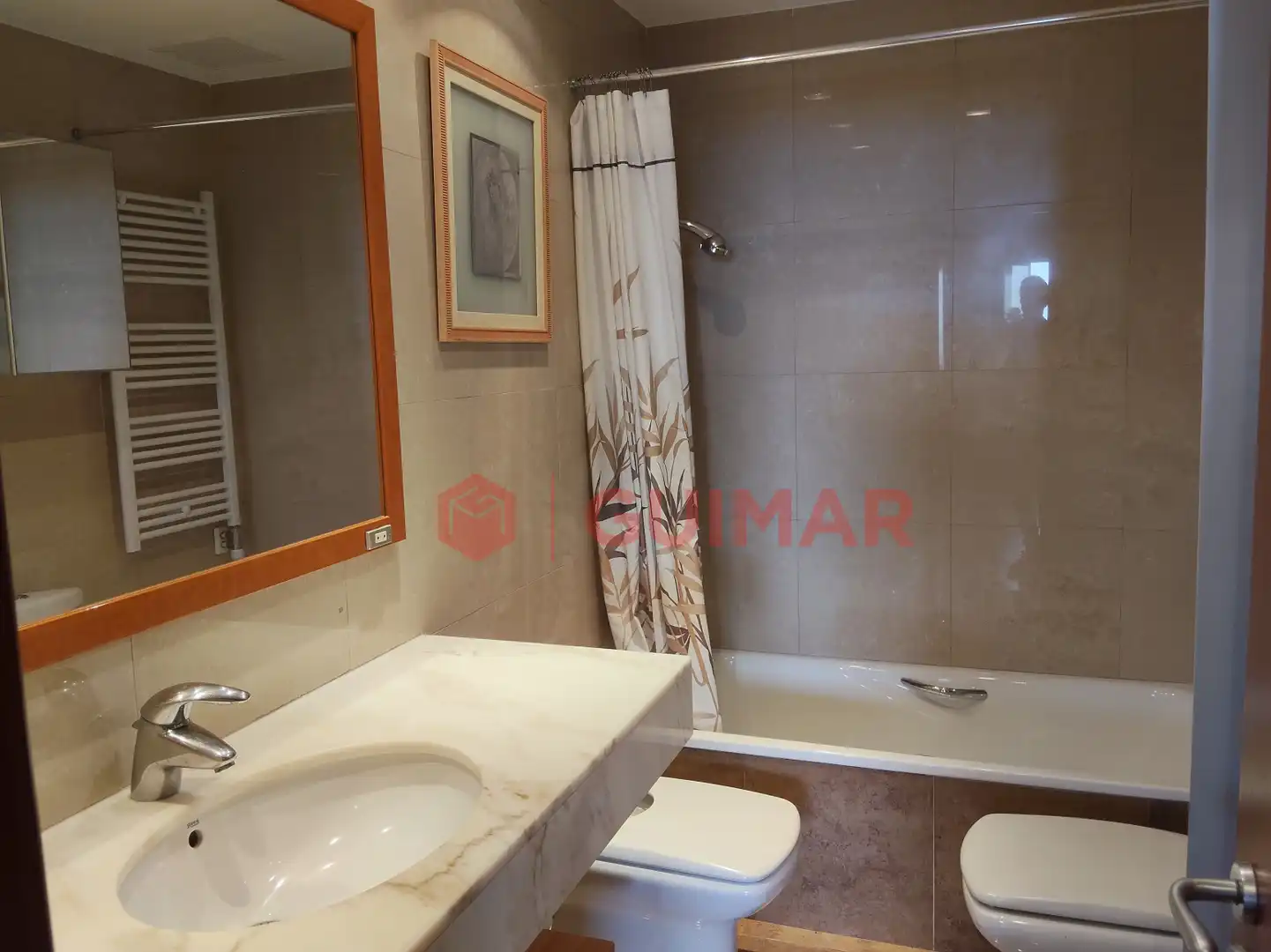 Badezimmer von Dachboden zur Miete in Esplugues de Llobregat mit Klimaanlage, Heizung und Privatgarten