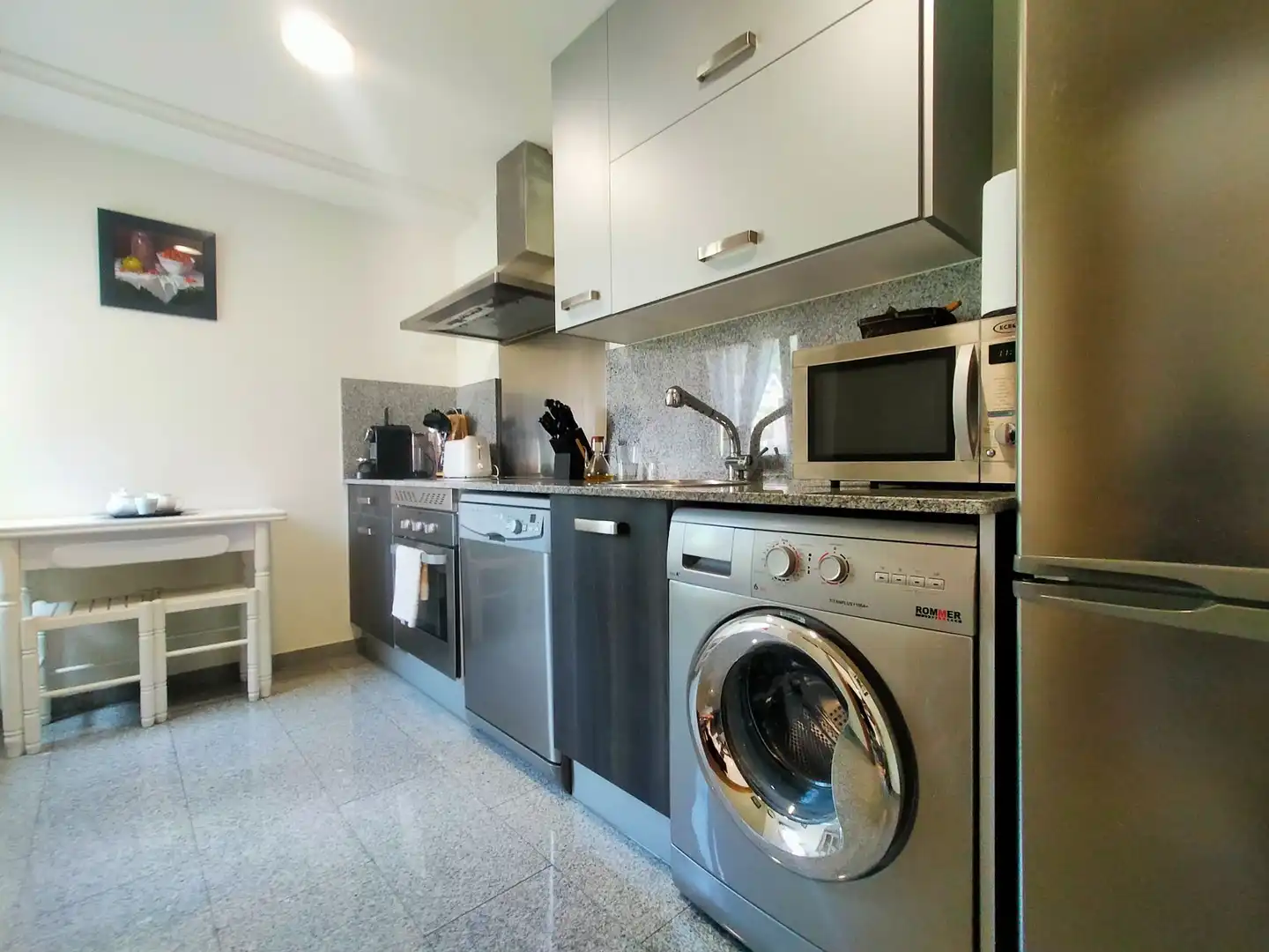 Kitchen of Flat for sale in Pravia  with Heating, Terrace and Furnished