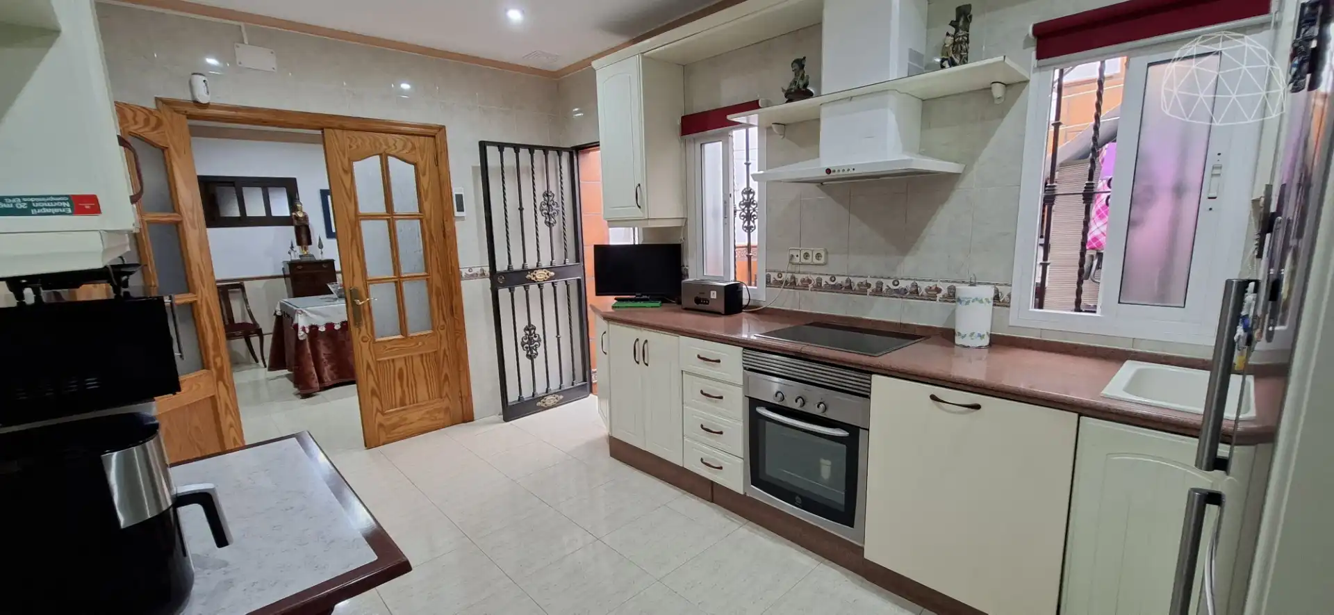 Küche von Haus oder Chalet zum Verkauf in Sevilla mit Klimaanlage, Terrasse und Möbliert