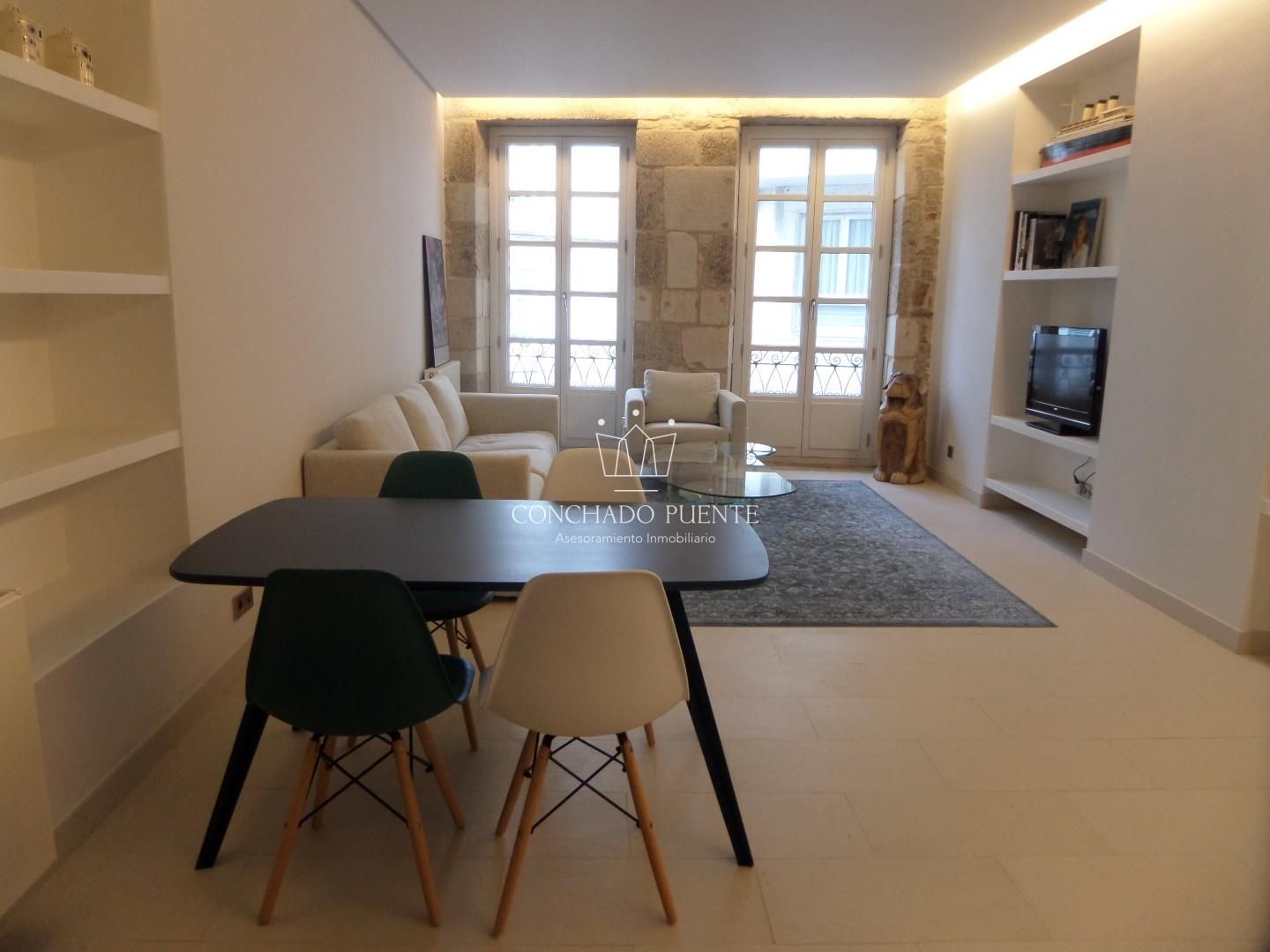 Sala de estar de Piso en venta en A Coruña Capital 