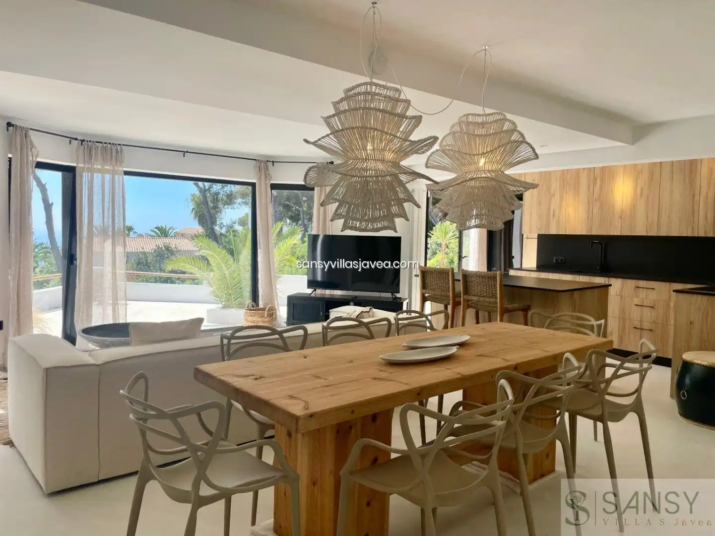 Dining room of Houses for sale in Jávea / Xàbia  with Air Conditioner, Storage room and Furnished