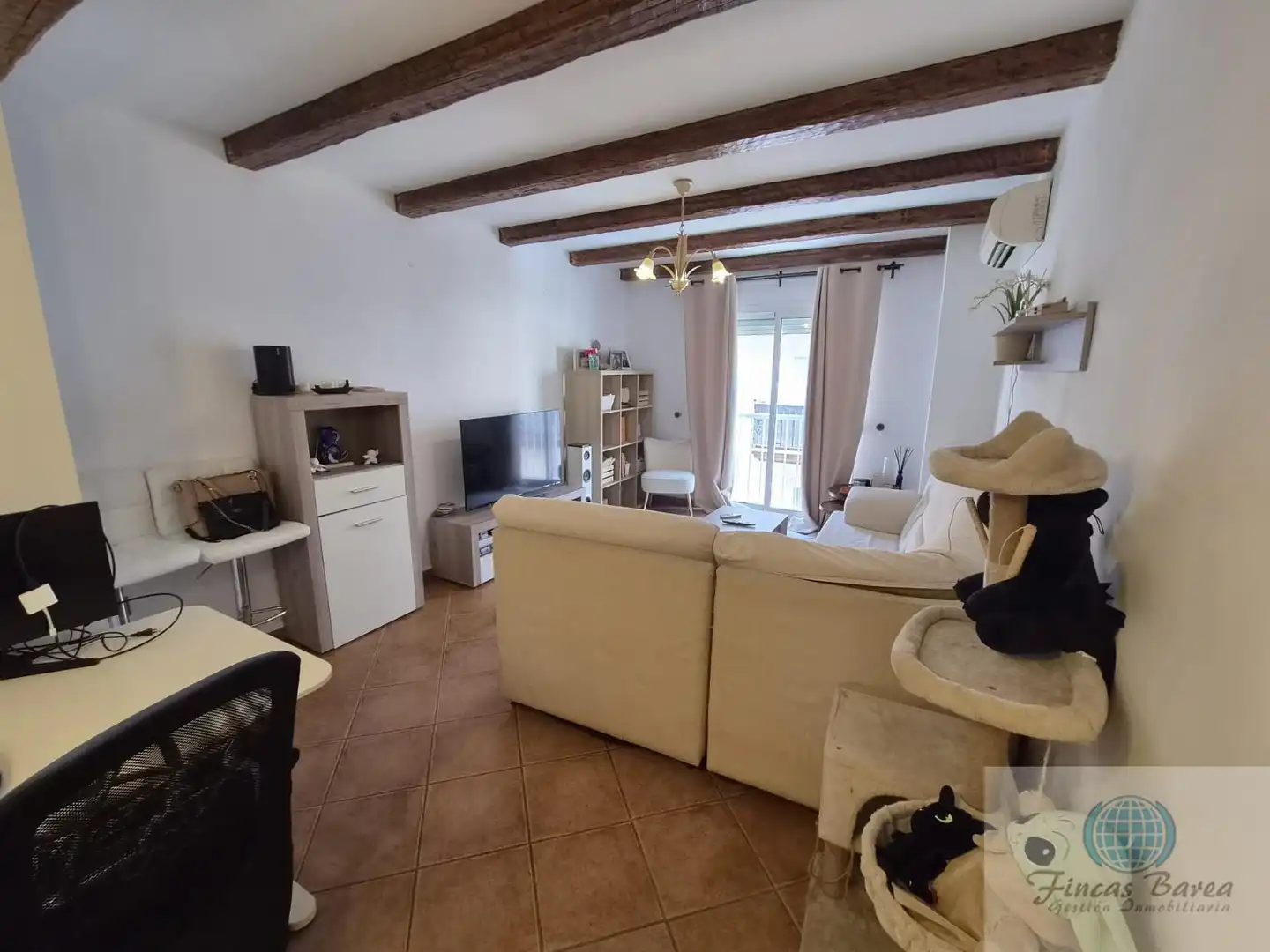 Living room of Flat for sale in Mijas  with Air Conditioner and Balcony