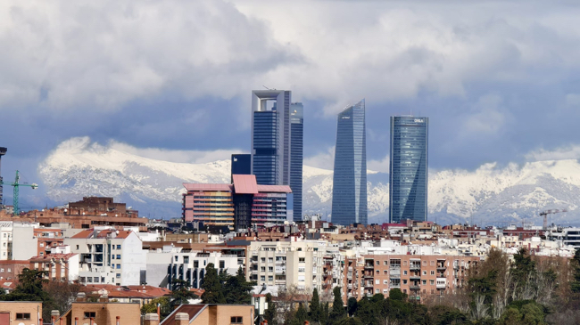 Exterior view of Flat for sale in  Madrid Capital  with Air Conditioner, Heating and Terrace