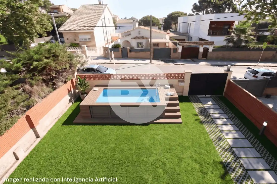 Swimming pool of Houses for sale in Castelldefels  with Private garden and Terrace