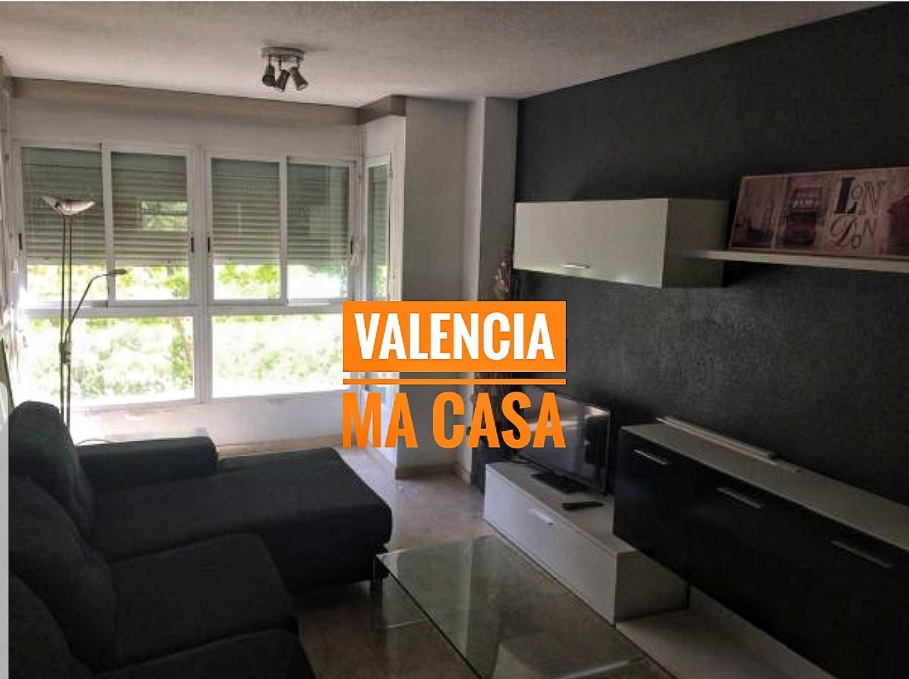 Dormitori de Pis de lloguer en  Valencia Capital amb Aire condicionat, Calefacció i Moblat