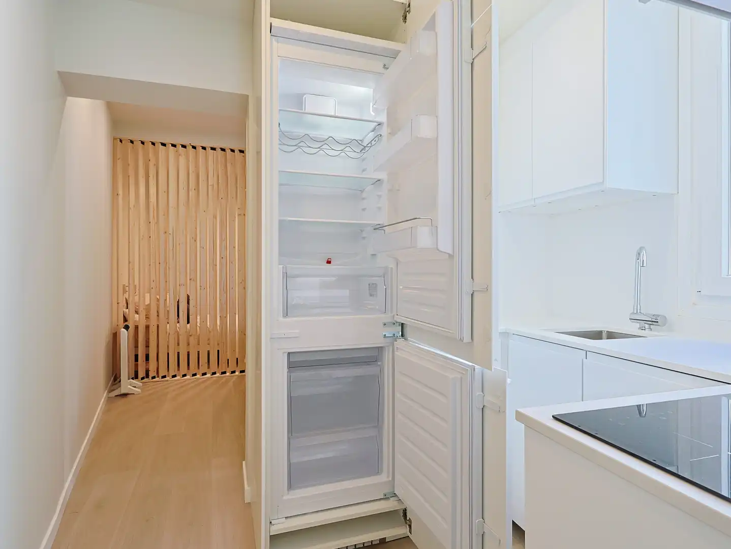 Cocina de Piso de alquiler en Madrid con Calefacción y Balcón
