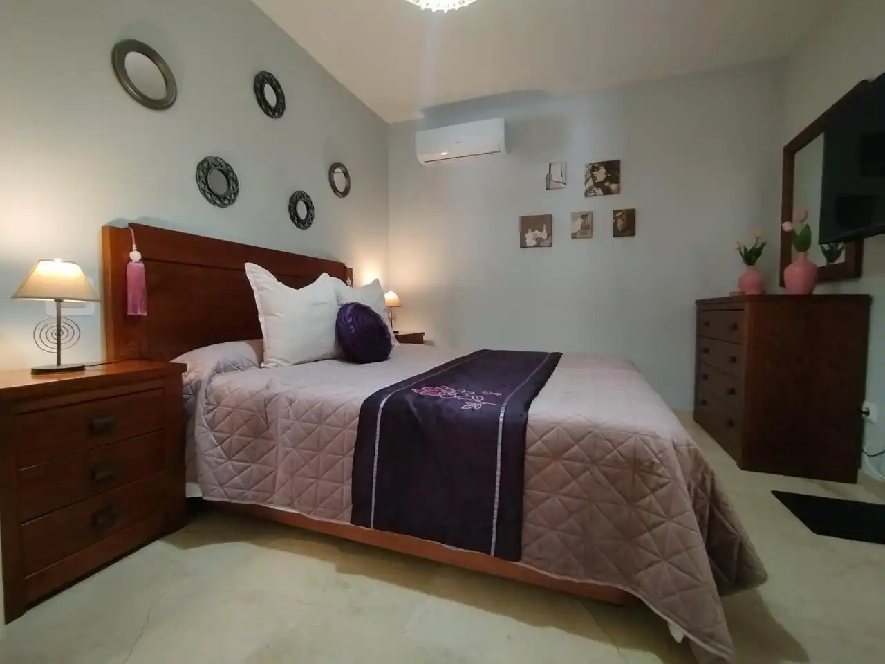 Schlafzimmer von Maisonette zur Miete in Mogán mit Klimaanlage, Terrasse und Möbliert