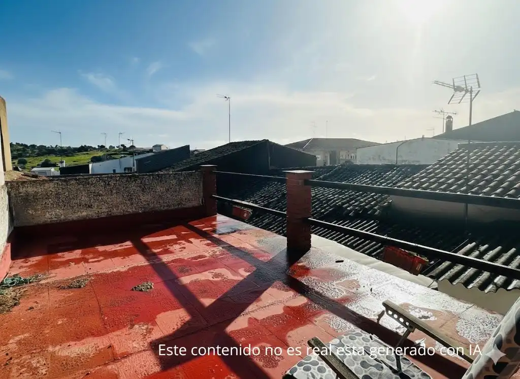 Vista exterior de Casa o xalet en venda en Valverde de Mérida amb Traster