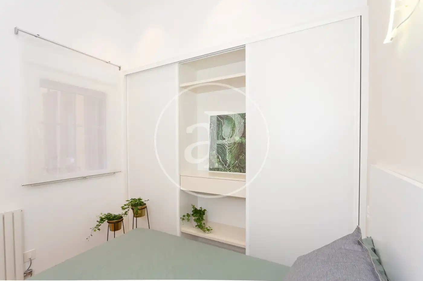 Schlafzimmer von Wohnung zum Verkauf in Madrid mit Klimaanlage, Heizung und Möbliert