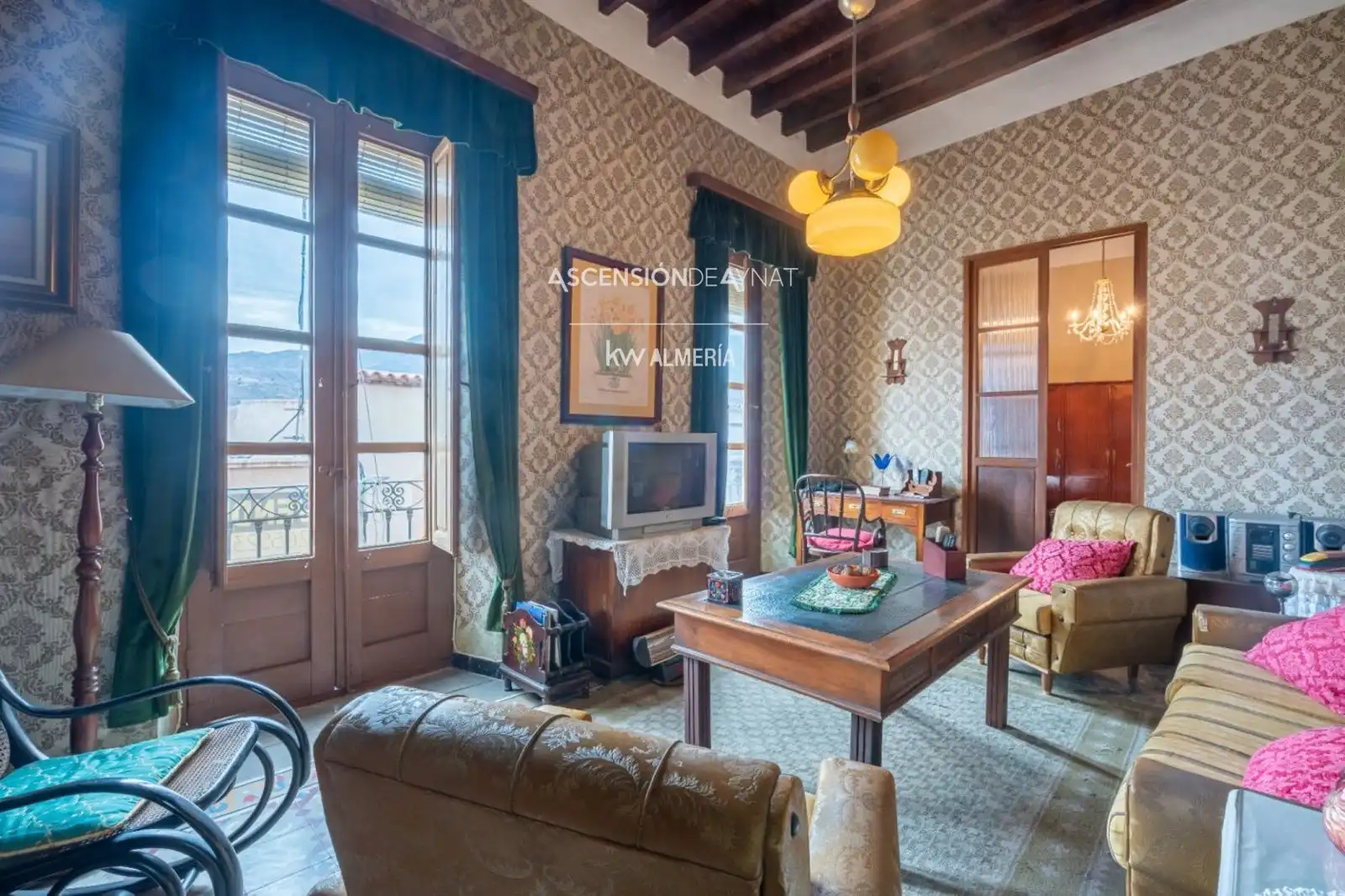 Living room of Houses for sale in Alhabia  with Furnished